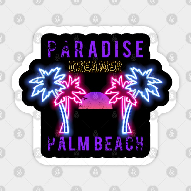 Paradise Dreamer Sticker by TEENIE DESIGN